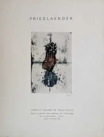 Johnny FRIEDLAENDER (1912-1992) Auction prices, Worth, Estimate