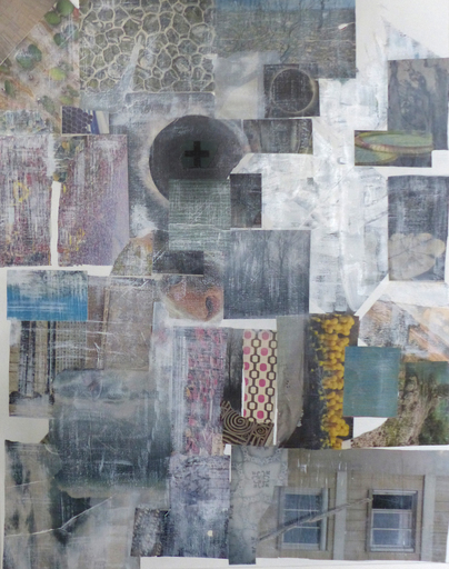 Christine GROSARU-BLETON - Painting - Collages 3