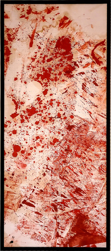 Hermann NITSCH - Painting - 18b.Malaktion giugno-luglio 1986, Napoli