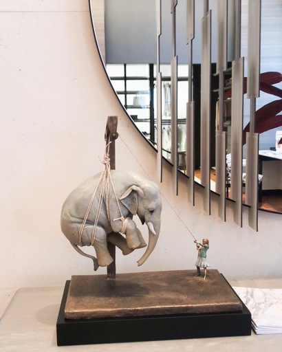 Stefano BOMBARDIERI - Sculpture-Volume - Emma e l'Elefante
