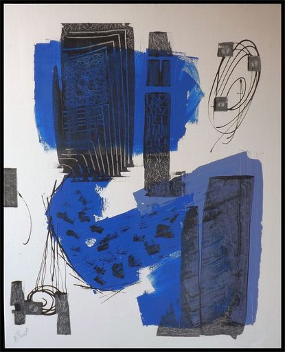 Benoit THIEL - Painting - Blue Notte