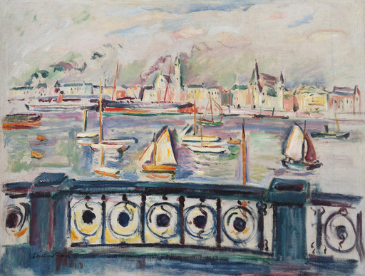 Emile Othon FRIESZ - Painting - Port d'Anvers
