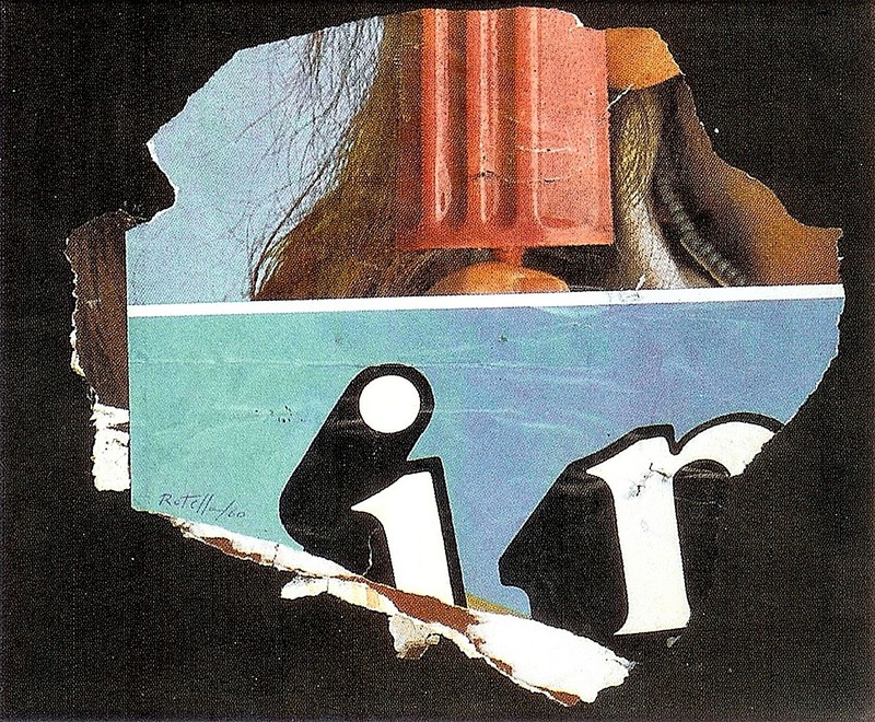 Mimmo ROTELLA - Painting - SENZA TITOLO - 1960