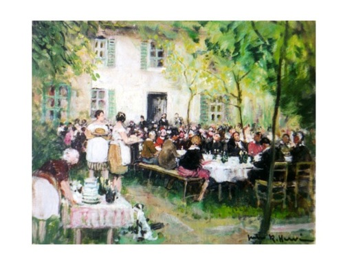 Jules René HERVÉ - Pintura - *Les Invitees