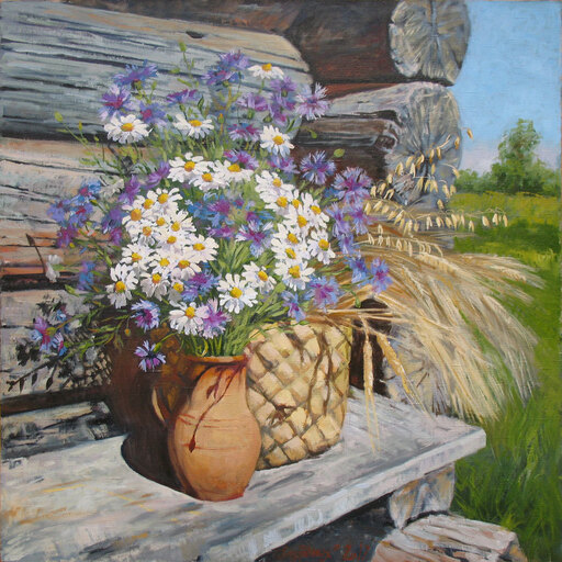 Alexander BEZRODNYKH - Pintura - gift from summer