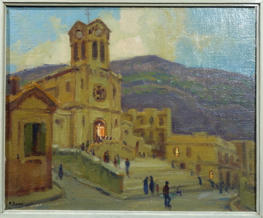 Primitif BONO - Gemälde - "MERS EL KEBIR "