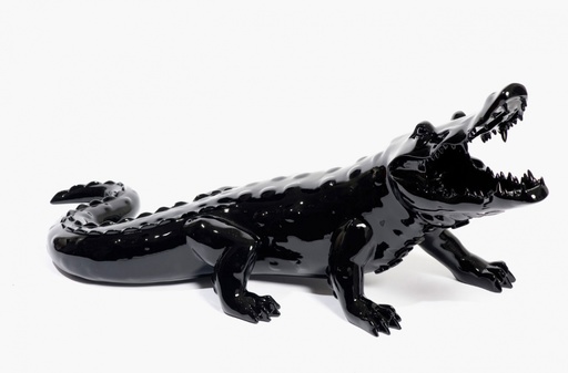 Richard ORLINSKI - Sculpture-Volume - Born wild crocodile noir