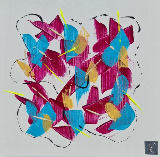 Yannick ROBERT - Pittura - Eclairs de vie