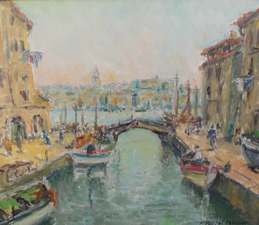 F. PORTAL-PELISSIER - Painting - Venise