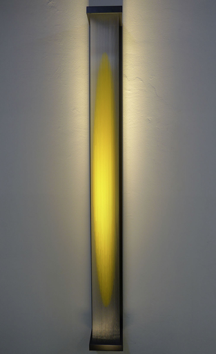 Yoshiyuki MIURA - Skulptur Volumen - Long Elongated Ellipsoid Yellow - Lang gestreckter Ellipsoid