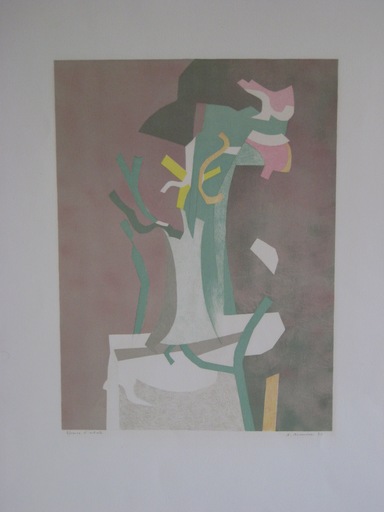 André BEAUDIN - Stampa-Multiplo - LITHOGRAPHIE 1970 SIGNÉE CRAYON EA HANDSIGNED EA LITHOGRAPH