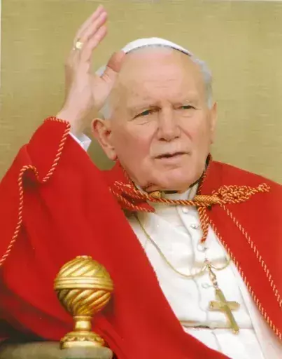 Massimo SAMBUCETTI - Photography - Pope John Paul II, Vatican, greets faithful  (1995)