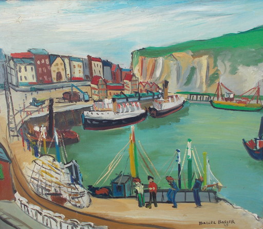Marcel BASLER - Gemälde - Le port