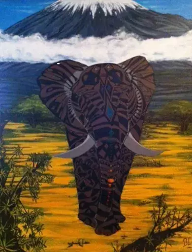 BATLI - Painting - ELEPHANT