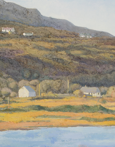 Hugues Claude PISSARRO - Pintura - Le Lac Illion en Décembre à Dungloe, Irlande