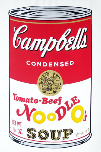 Andy WARHOL - Estampe-Multiple - Campbell's Soup II: Tomato Beef Noodle O’s (FS II.61)