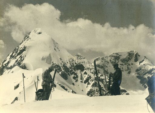 André STEINER - Photo - Men on top of the mountain