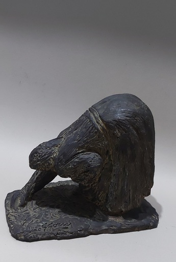 Giuseppe GORNI - Sculpture-Volume - Donna accovacciata