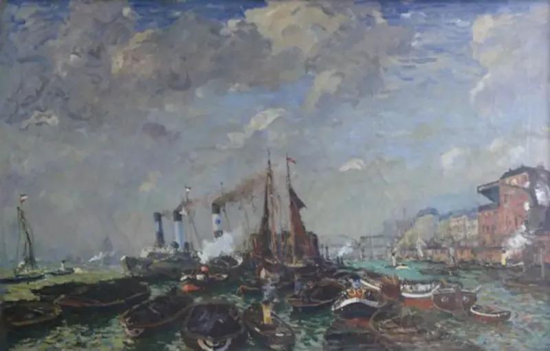 Hamburger Hafen | Ulrich HÜBNER | Online Kunstverkauf ...
