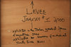 John Harrison LEVEE - Pittura - Janvier I - 2000