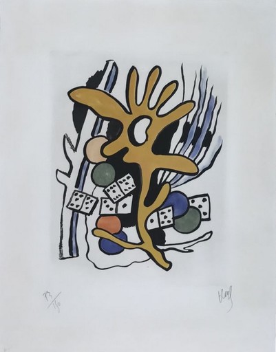 Fernand LÉGER - Print-Multiple - Les Dominos 
