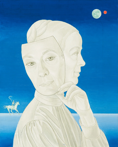 Margaret Marley MODLIN - Peinture - The apocaliptical death on a pale horse