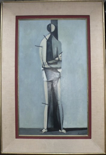 DUBÉ - Peinture - "Saint Sebastien"  Circa 1956