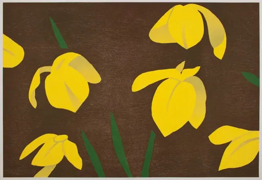 Alex KATZ - Print-Multiple - Yellow Flags