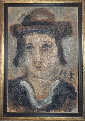 MANÉ-KATZ - Painting - Yeshiva boy