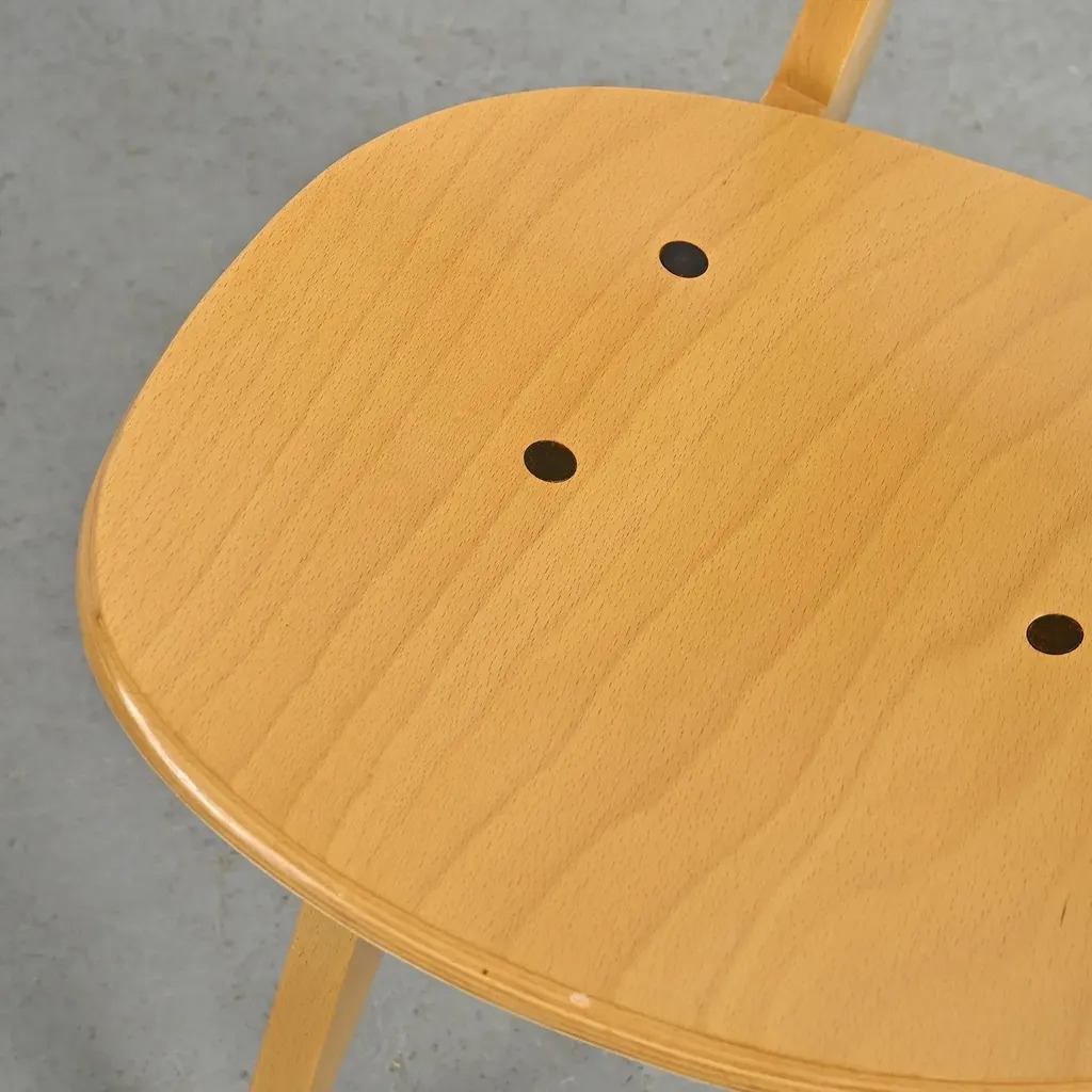 どんさん　椅子④ Set of four 3221 chairs by Junzo Sakakura for Tendo Mokko, d