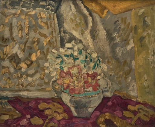 Louis VALTAT - Painting - Fleurs dans un vase