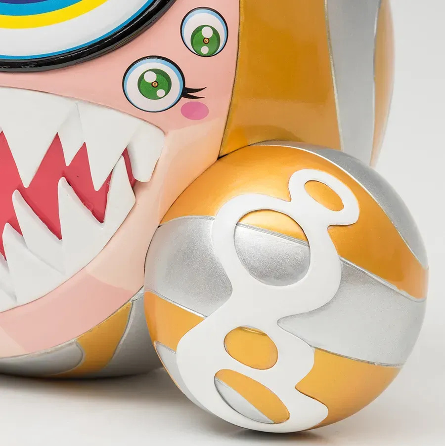 村上隆  Mr. DOB Gold Edition Figure Artwork “Mr Dob” from Takashi Murakami - Dope! Gallery