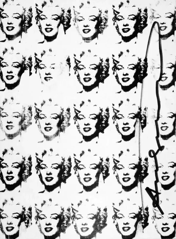 25 Marilyns Black White By Andy Warhol Buy Art Online Artprice