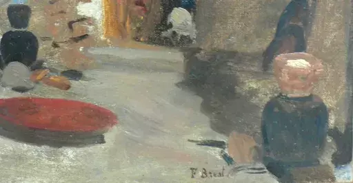 Germain Fabius BREST - Gemälde - « Ferme turque » 