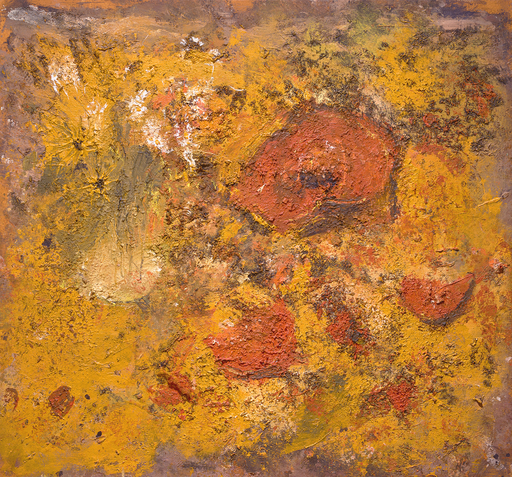 Miquel BARCELO - Painting - Potiron avec Bouquet de Fleurs nº 1