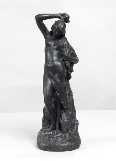 Augusto FELICI - 雕塑 - Fanciulla con un pomo in mano