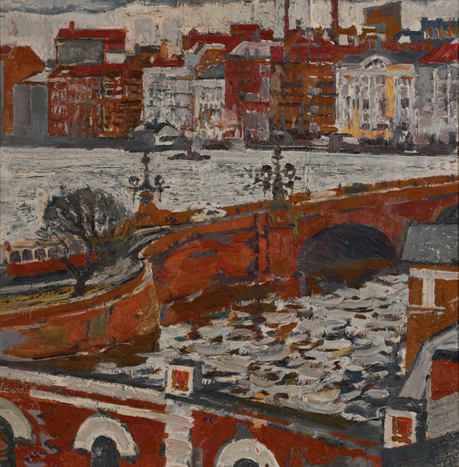 Victor ROZIN - Painting - Kirov bridge