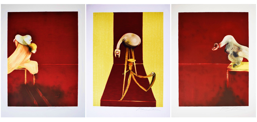 Francis BACON - Estampe-Multiple - Second Version of the Triptych
