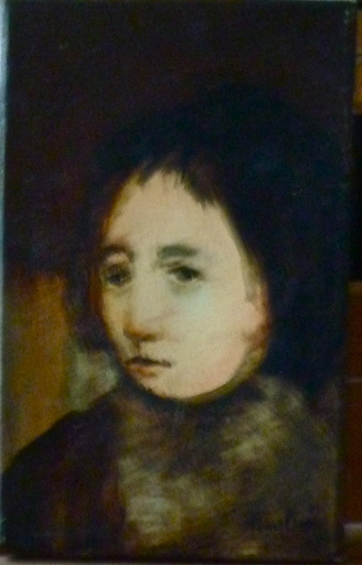François HEAULMÉ - Gemälde - Tête garçon