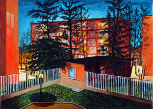 Nicola Felice TORCOLI - Pintura - Dal balcone