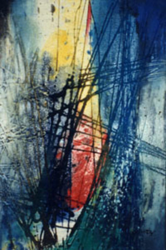Michele ROCCOTELLI - Gemälde - Ragnatela di luce 2