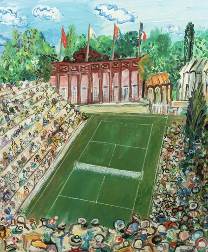 Carlos NADAL - Peinture - Le Grande Tenis