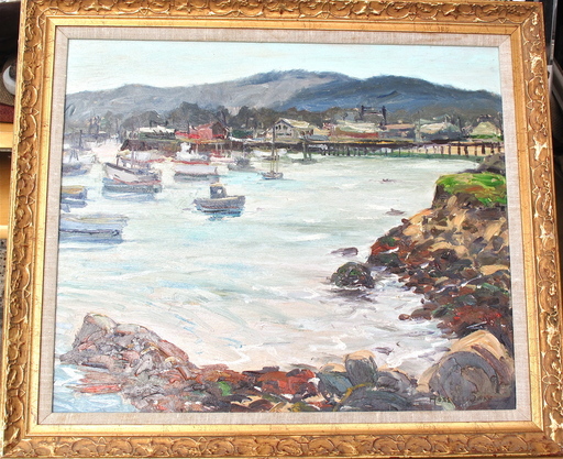 Russell William SWAN - Pittura - Harbor Bay