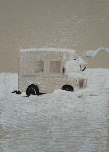 Ohanyan KAMSAR - Disegno Acquarello - Under the Snow