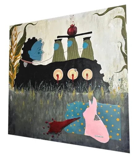 Nina NARIMANISHVILI - Peinture - The Illusion of Fear