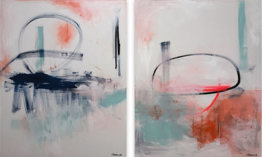 Tommaso FATTOVICH - Painting - Future Diptych
