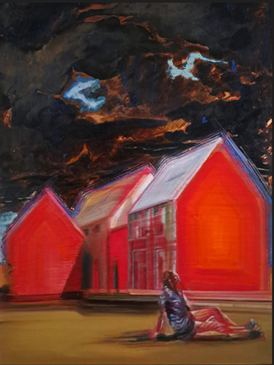Salvatore ALESSI - Gemälde - La casa respira