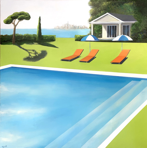 Daniel RAYNOTT - Gemälde - New Jersey Garden