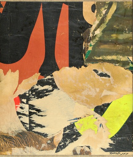 米莫·罗特拉 - 绘画 - RÉVE ROUGE ET JAUNE - 1957