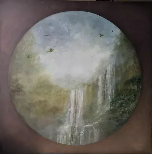 Maylis BOURDET - Pintura - As if a waterfall